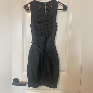 Ya like new cocktail belted mini dress